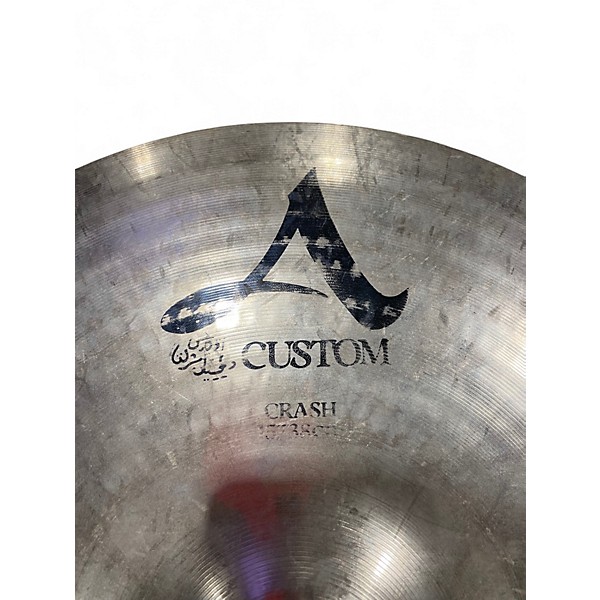 Used Zildjian 15in A Custom Crash Cymbal