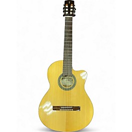 Used Alvarez CF6CE Natural Classical Acoustic Electric Guitar