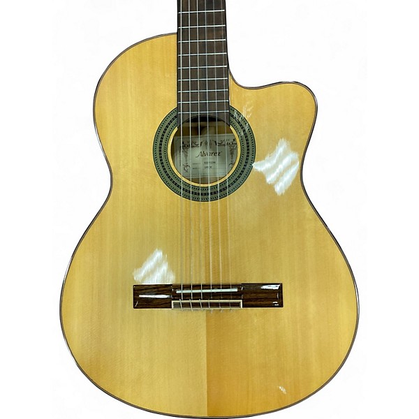 Used Alvarez CF6CE Natural Classical Acoustic Electric Guitar