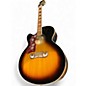 Used Epiphone J200EC STUDIO Vintage Sunburst Acoustic Electric Guitar thumbnail