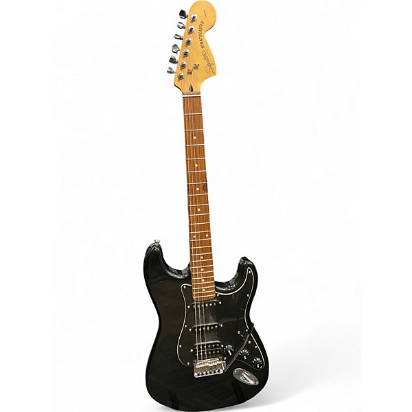 Used 2002 Squier 20TH ANNIVERSARY HSS STANDARD Black Solid Body Electric Guitar,New Products : American Fashion Style Bags On Sale