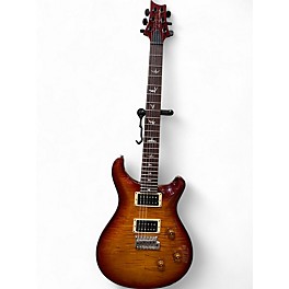 Used PRS Custom 24 10 Top Amber Solid Body Electric Guitar
