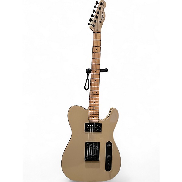 Used Squier Vintage Modified Telecaster Custom Left Handed Gold Electric Guitar