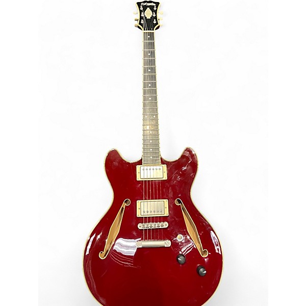 Used D'Angelico EXCEL DC TOUR Wine Red Hollow Body Electric Guitar