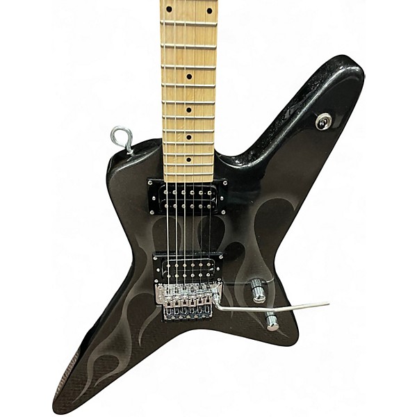 Used Kramer   Tracii Guns Signature Gunstar Voyager Black Metallic Solid Body Electric Guitar