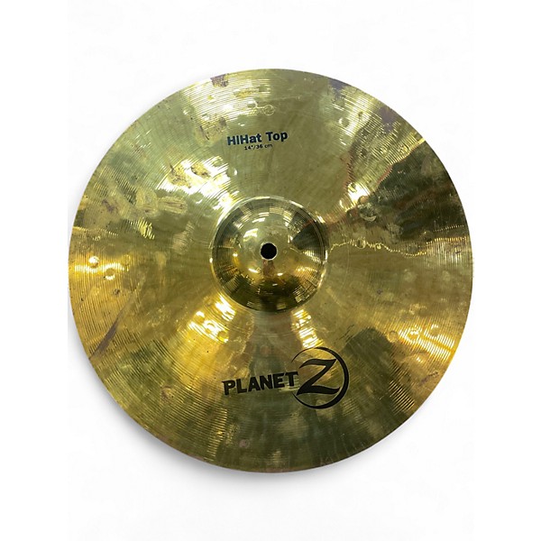 Used Zildjian 14in Planet Z Hi Hat Pair Cymbal
