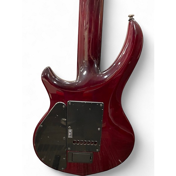 Used Sterling by Music Man Majesty with DiMarzio Pickups 7 String Royal Red Solid Body Electric Guitar