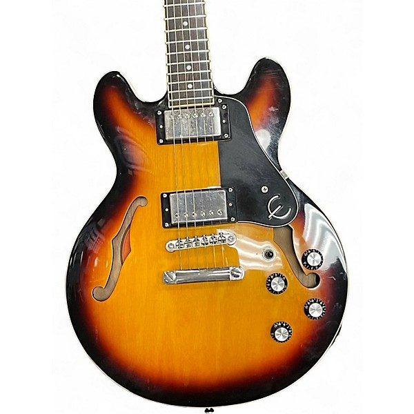 Used Epiphone ES339 Dot Sunburst Hollow Body Electric Guitar