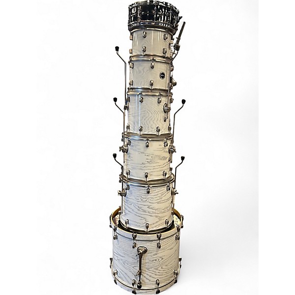 Used Crush Drums & Percussion 7 Piece Sublime White Metallic Burst Drum Kit,New Products : American Fashion Style Bags On Sale