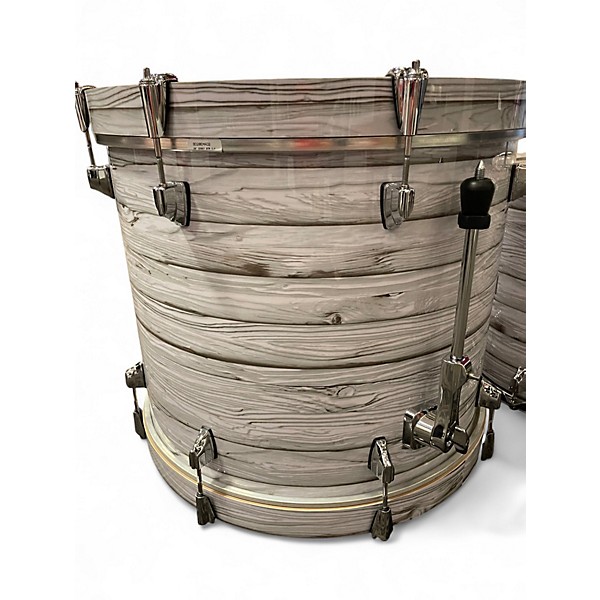 Used TAMA 4 Piece Superstar classic white birch Drum Kit