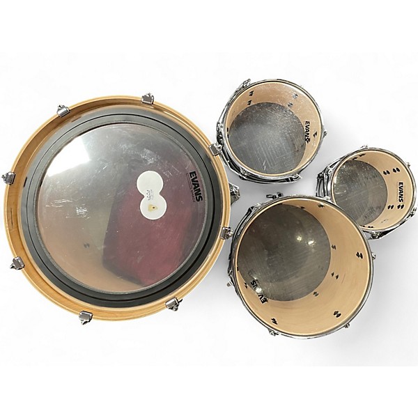 Used TAMA 4 Piece Superstar classic white birch Drum Kit