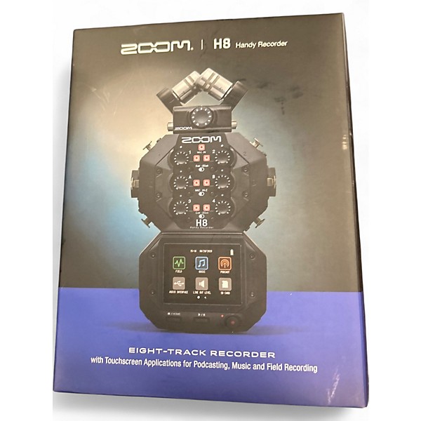 Used Zoom H8 Handy Recorder MultiTrack Recorder
