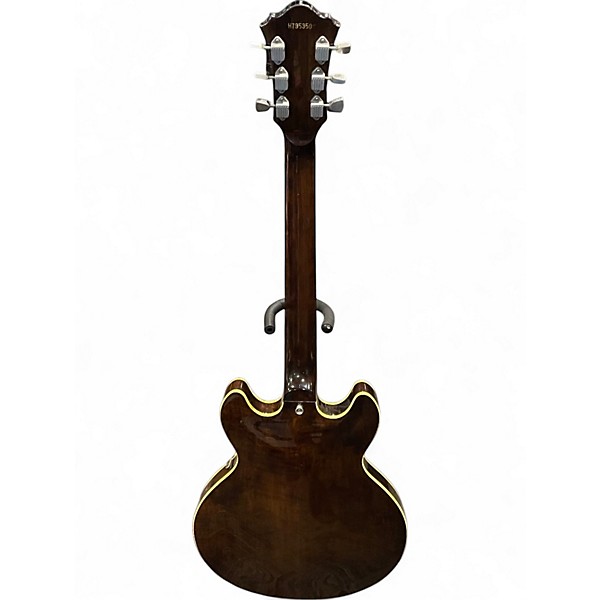 Vintage 1970s Greco SUPERVIEW Walnut Hollow Body Electric Guitar
