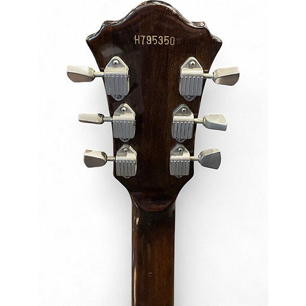 Vintage 1970s Greco SUPERVIEW Walnut Hollow Body Electric Guitar
