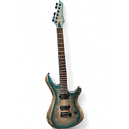 Used Kiesel Vanquish Trans Blue Fade Solid Body Electric Guitar