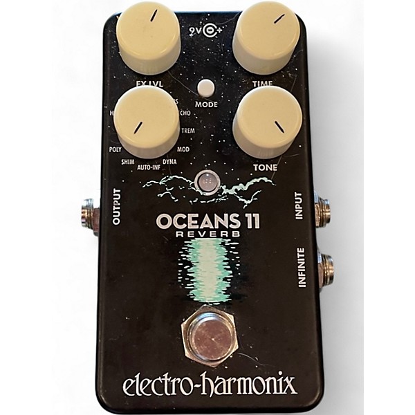 Used Electro-Harmonix Oceans 11  Reverb Effect Pedal