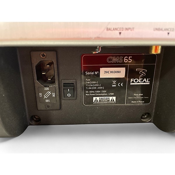 Used Focal CMS 65 Powered Monitor