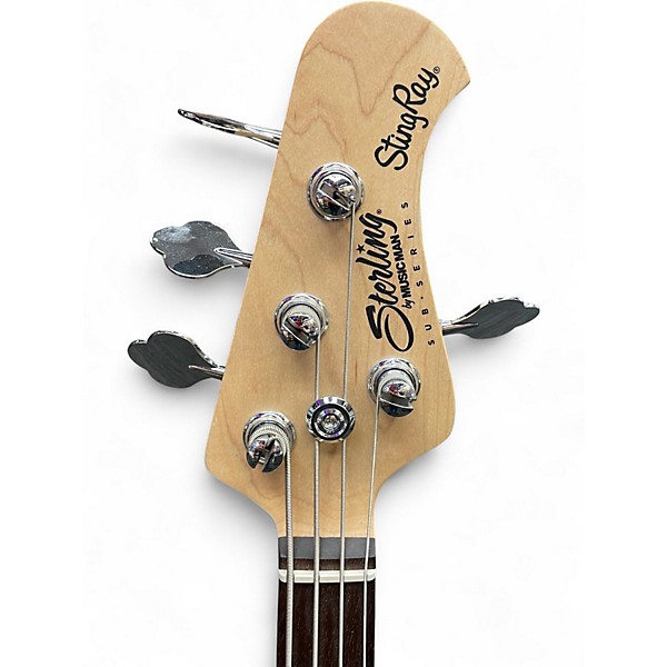 Used Sterling by Music Man Ray4 HH Chopper Blue Electric Bass Guitar