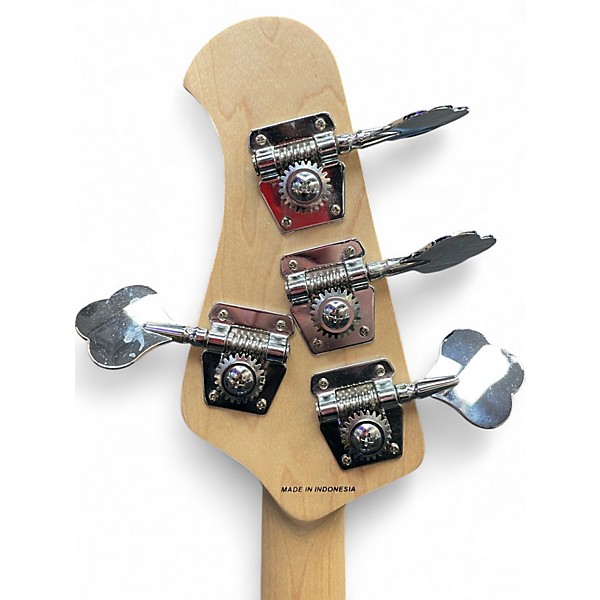 Used Sterling by Music Man Ray4 HH Chopper Blue Electric Bass Guitar