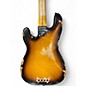 Used Fender CUSTOM SHOP 1954 HEAVY RELIC LIMITED EDTITION P BASS 2 Tone Sunburst Electric Bass Guitar