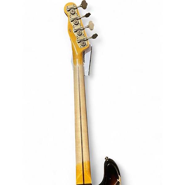 Used Fender CUSTOM SHOP 1954 HEAVY RELIC LIMITED EDTITION P BASS 2 Tone Sunburst Electric Bass Guitar