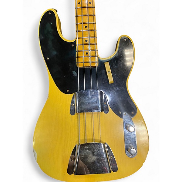 Used Fender CUSTOM SHOP 1951 P BASS RELIC "OVAL C" NECK Butterscotch Electric Bass Guitar