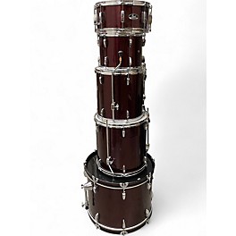 Used Pearl 5 Piece Roadshow Candy Apple Red Drum Kit
