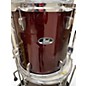 Used Pearl 5 Piece Roadshow Candy Apple Red Drum Kit