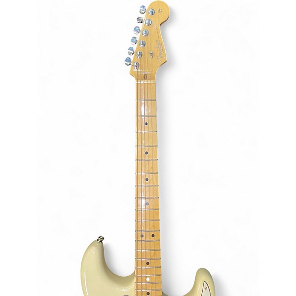 Used Fender American Professional Stratocaster SSS Antique White Solid Body Electric Guitar