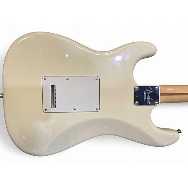 Used Fender American Professional Stratocaster SSS Antique White Solid Body Electric Guitar