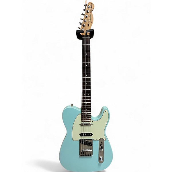 Used Fender Deluxe Nashville Telecaster Daphne Blue Solid Body Electric Guitar