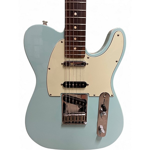 Used Fender Deluxe Nashville Telecaster Daphne Blue Solid Body Electric Guitar