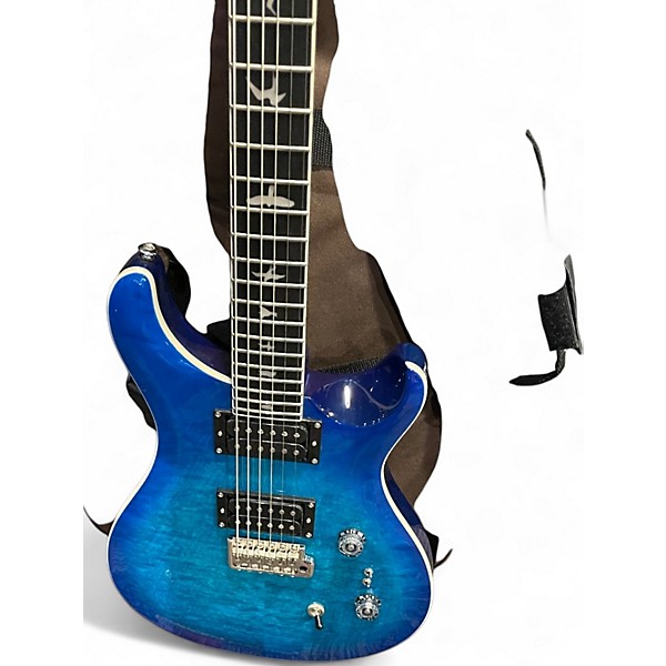 Used PRS SE 24-08 Ocean Blue Burst Solid Body Electric Guitar,Specials : American Fashion Style Bags On Sale