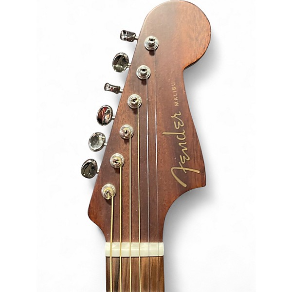 Used Fender Malibu Special Mahogany honey burst Acoustic Electric Guitar