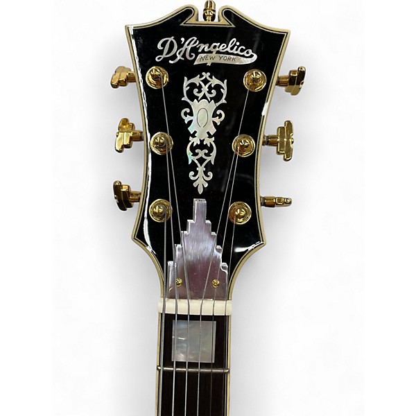Used D'Angelico EXCEL SERIES STYLE B Black Acoustic Electric Guitar