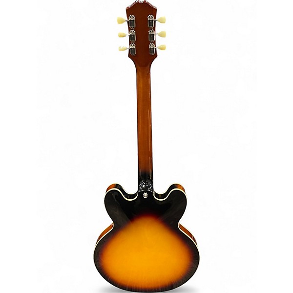 Used Epiphone ES355 2 Color Sunburst Hollow Body Electric Guitar