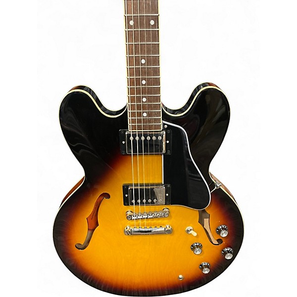 Used Epiphone ES355 2 Color Sunburst Hollow Body Electric Guitar