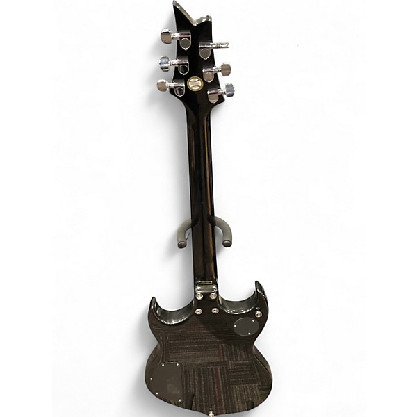 Used Silvertone Paul Stanley Black Solid Body Electric Guitar