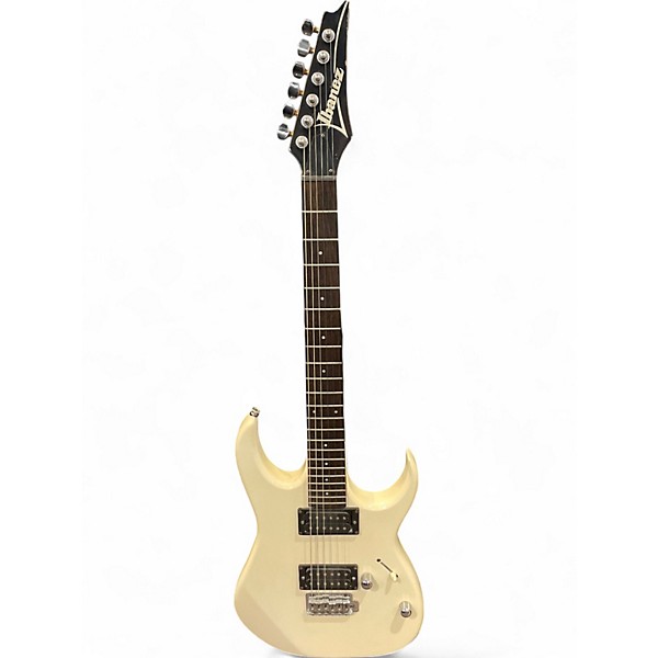 Used Ibanez EX120 White Solid Body Electric Guitar