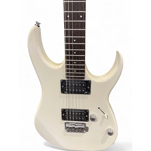Used Ibanez EX120 White Solid Body Electric Guitar