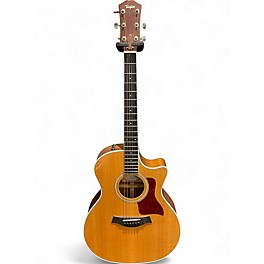 Used Taylor 414CE Natural Acoustic Electric Guitar