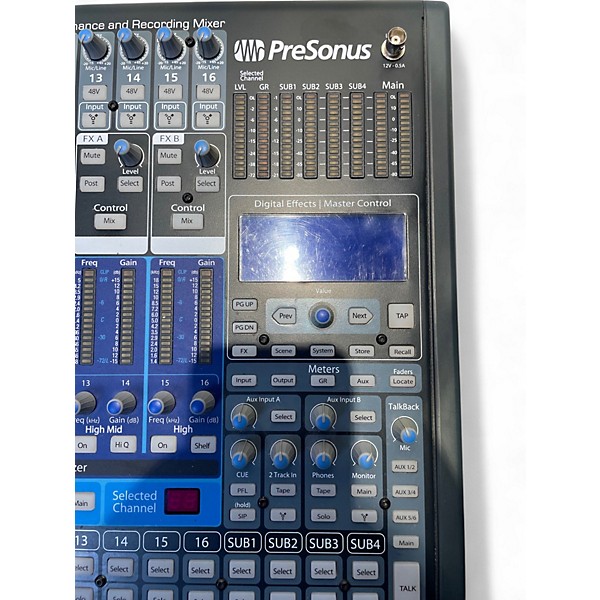 Used PreSonus Studio Live 16.4.2 Digital Mixer