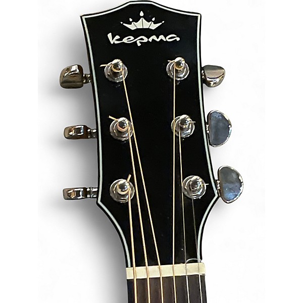 Used Kepma OM2131A Natural Acoustic Electric Guitar