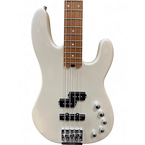 Used Charvel SAN DIMAS PRO MOD PJ IV PLATINUM PEARL Electric Bass Guitar