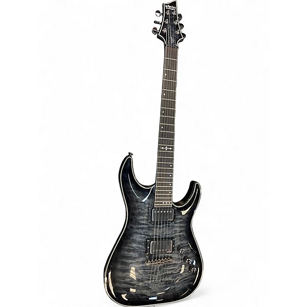 Used Schecter Guitar Research HELLRAISER HYBRID Black Solid Body Electric Guitar