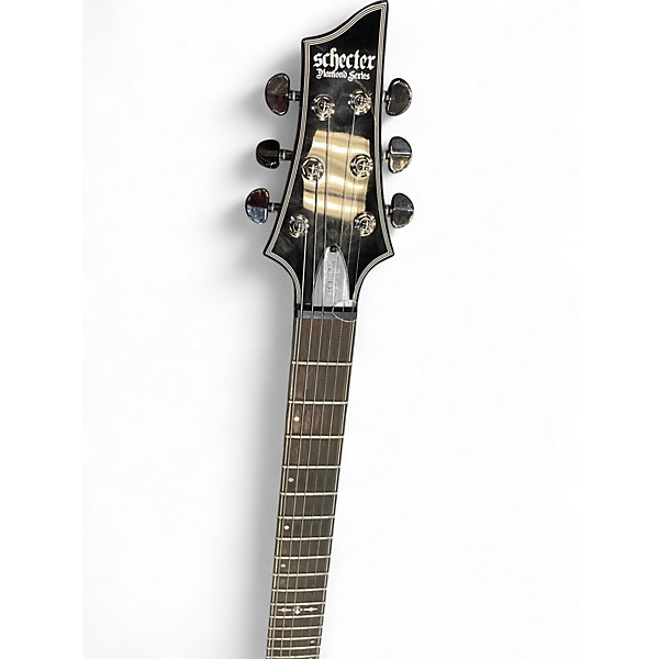 Used Schecter Guitar Research HELLRAISER HYBRID Black Solid Body Electric Guitar