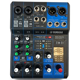 Used Yamaha MG06X Unpowered Mixer
