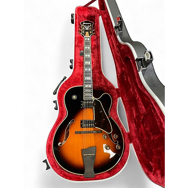 Used 2023 Ibanez AF2000 2 Color Sunburst Hollow Body Electric Guitar