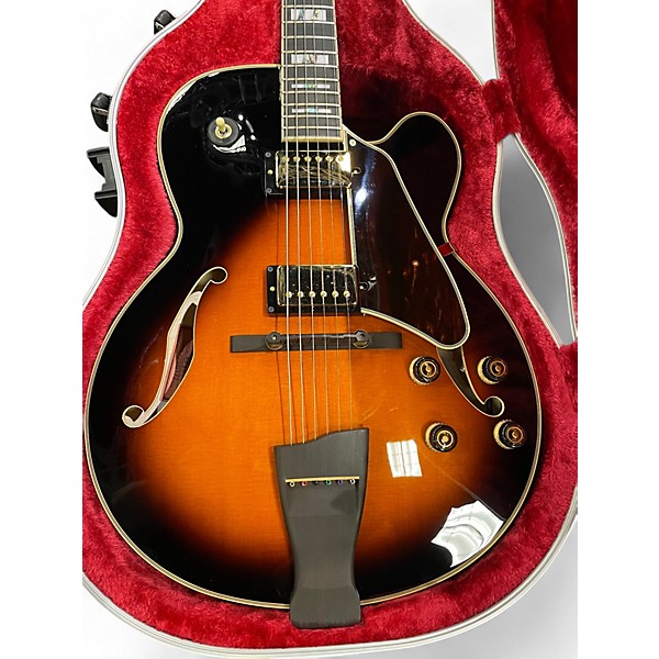 Used 2023 Ibanez AF2000 2 Color Sunburst Hollow Body Electric Guitar