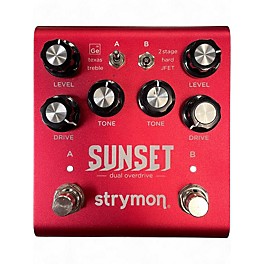 Used Strymon Sunset Overdrive Effect Pedal